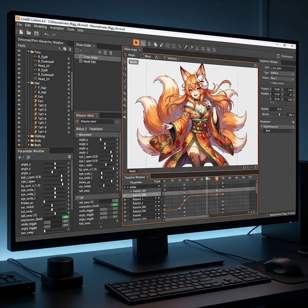 Kitsune Live2D Model